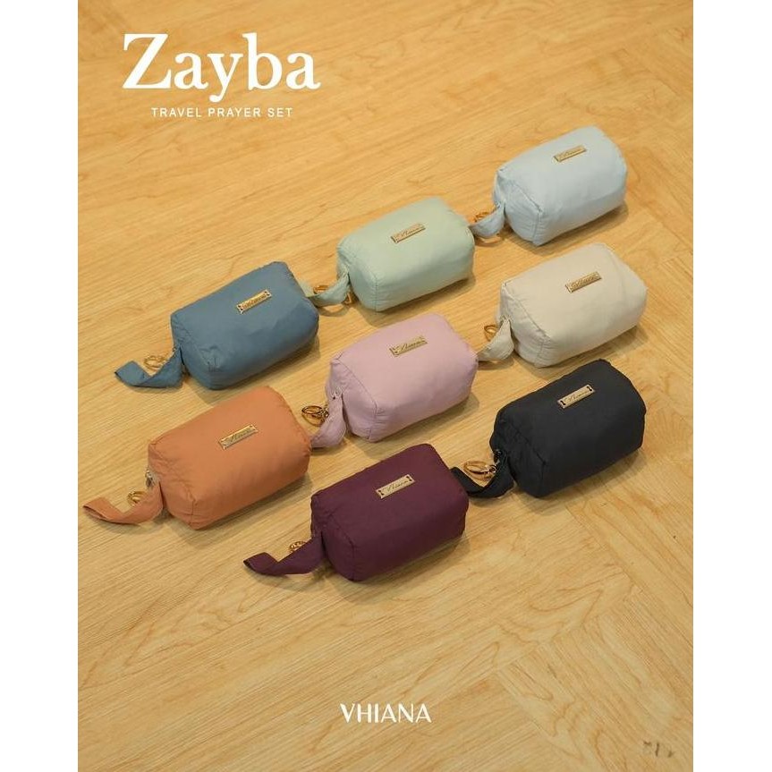Spesial Vhiana Zayba Travel Set Mukena Travel Parasut Silk Premium  Lembut Nyaman