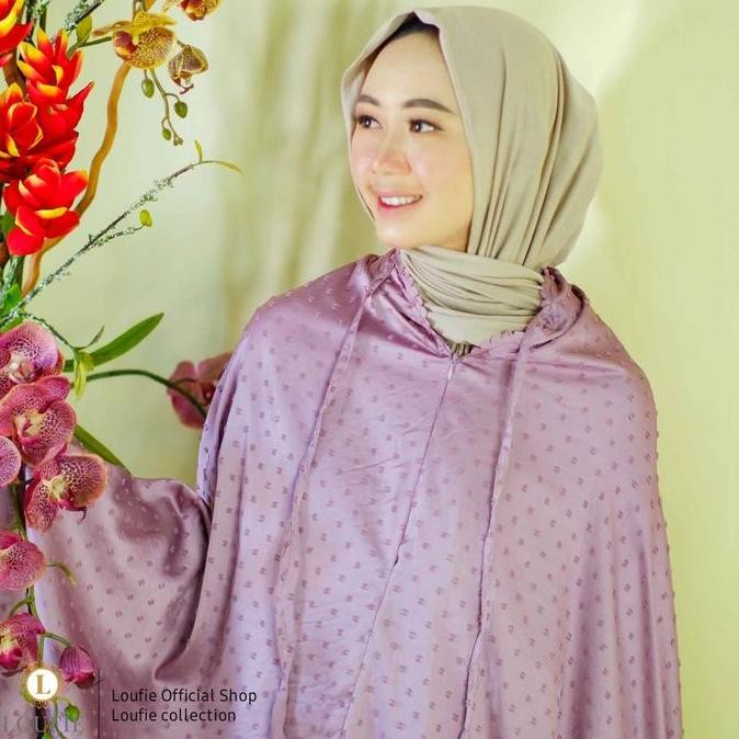 Miliki Loufie - Mukena Dewasa Silk Uragiri Laser Cut Dania Mewah