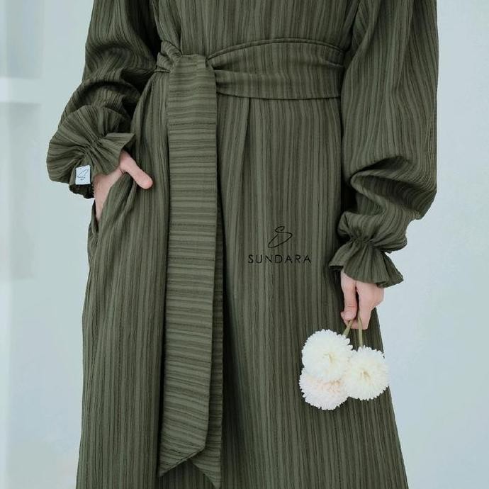 Best Seller, Zoeya Dress By Sundara | Abaya Ladycrush Simple Gamis Remaja Wanita
