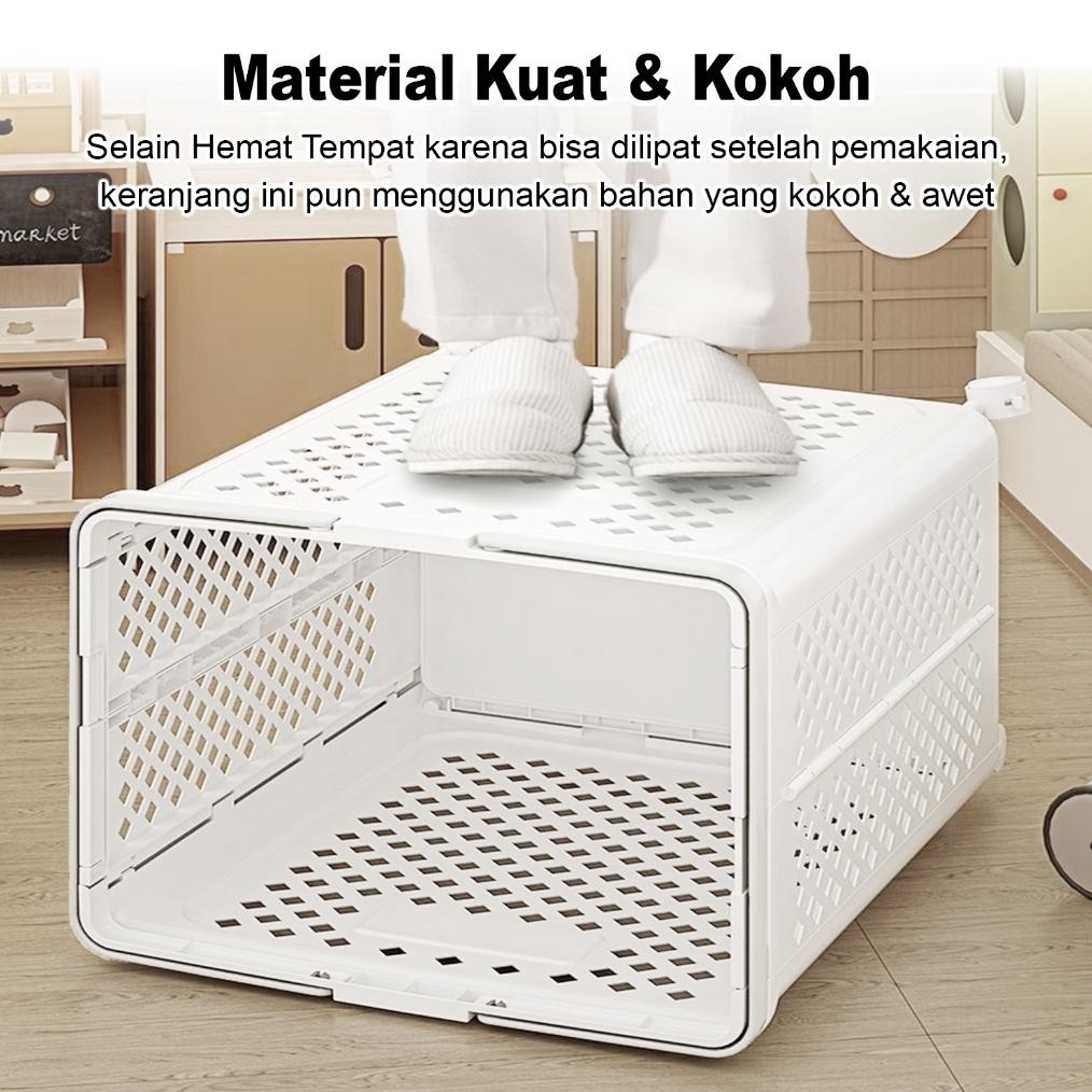 TERMURAH IDOHOUSE Keranjang Laundry  Keranjang Baju Kotor Tempat Serbaguna Laundry Basket Keranjang 