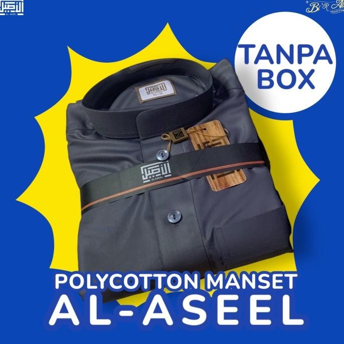 Terbaru Laris, [Tanpa Box]  Jubah Al Aseel Premium Dewasa Manset Import Arab Saudi