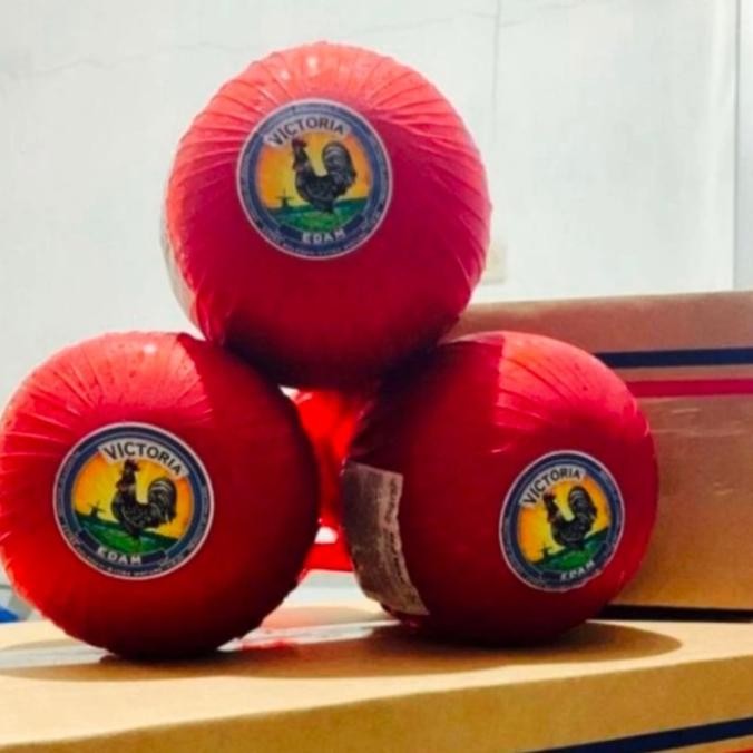 

MURAH!! KEJU EDAM VICTORIA DEJONG 1,75KG BULAT UTUH