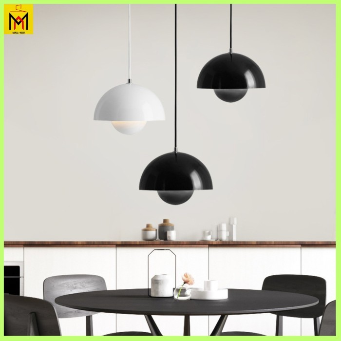 Lampu Gantung Hias LED 3 Warna Flowerpot Pendant Light Dimmable 18W