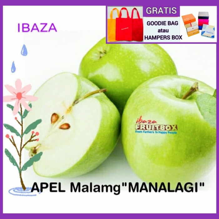 

Promo Apel Manalagi Apel Malang Buah Segar Ibaza Fruitsbox Original