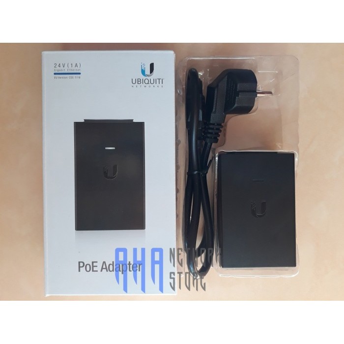ADAPTOR POE 24V 1A GIGABIT PORT UBNT ADAPTERS POE-24-24W-G