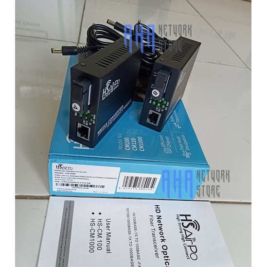 HSairPo CM1000 Converter FO 1.25Gbps Gigabit port Converter FO Gigabit
