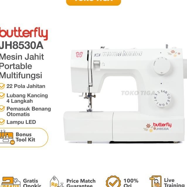 

Mein Jahit Butterfly Jh 8530 A Multifungi Portable