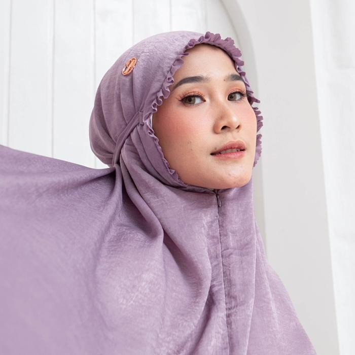 Mukena Dewasa Jumbo Kilau Nayra Series Fahijablove - Bahan Lembut dan Glamour - Panjang