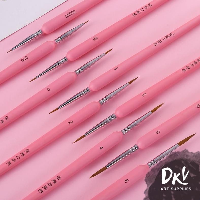 

Ve29 Kuas Lukis Liner Weizhuang Tip Nylon Bulat Satuan / Wei Zhuang Round Brush