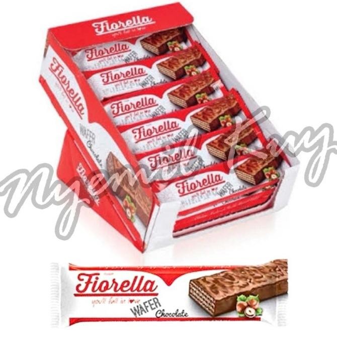

Tersedia !!! Fiorella Chocolate Wafer Turki 40G*24Pcs Coklat Wafer Turki