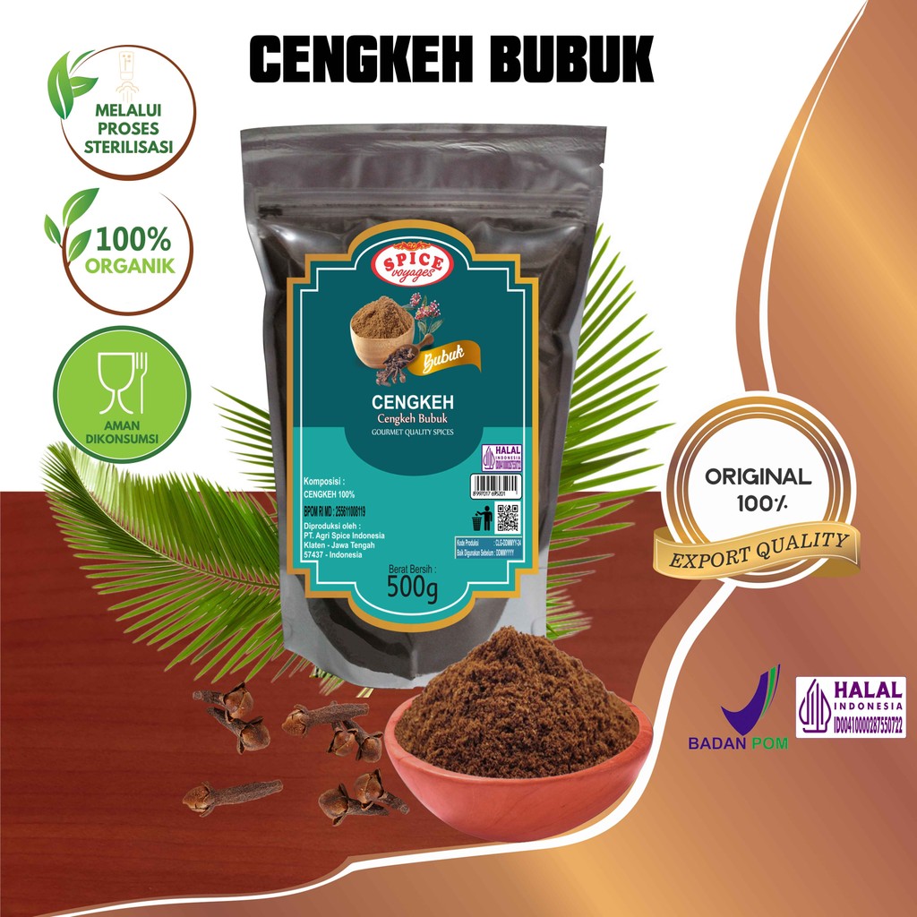 

Spice Voyages Ground Cloves (500gr) / Cengkeh Bubuk (500gr)