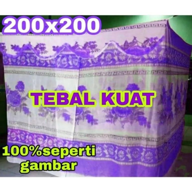 TERLARIS KELAMBU TENDA BUNGA UKURAN 200X300 SUPER JUMBO KELAMBU VITAS SB ANUGRAH MAWAR MANOHARA ter-
