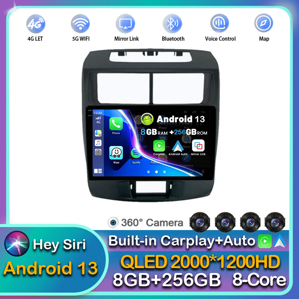 YEMAR Android 13 Carplay For Toyota Avanza 2010 2011 2012 2013 2014 2015 2016 Car Radio Multimedia P