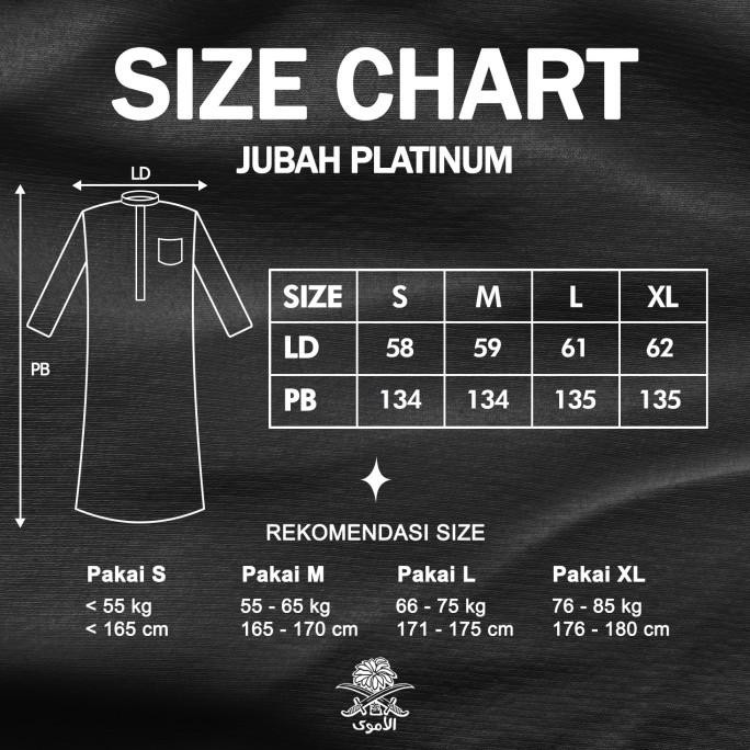 Super Hot, Jubah Pria Lengan Panjang Al Amwa Platinum Gucci Manset Semi Wol