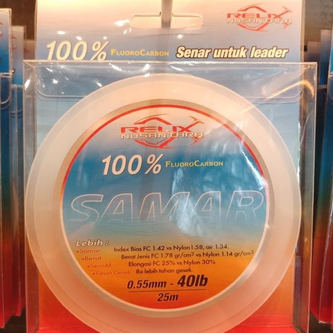 Senar Leader Samar 40 Lb 100% Flurocarbon