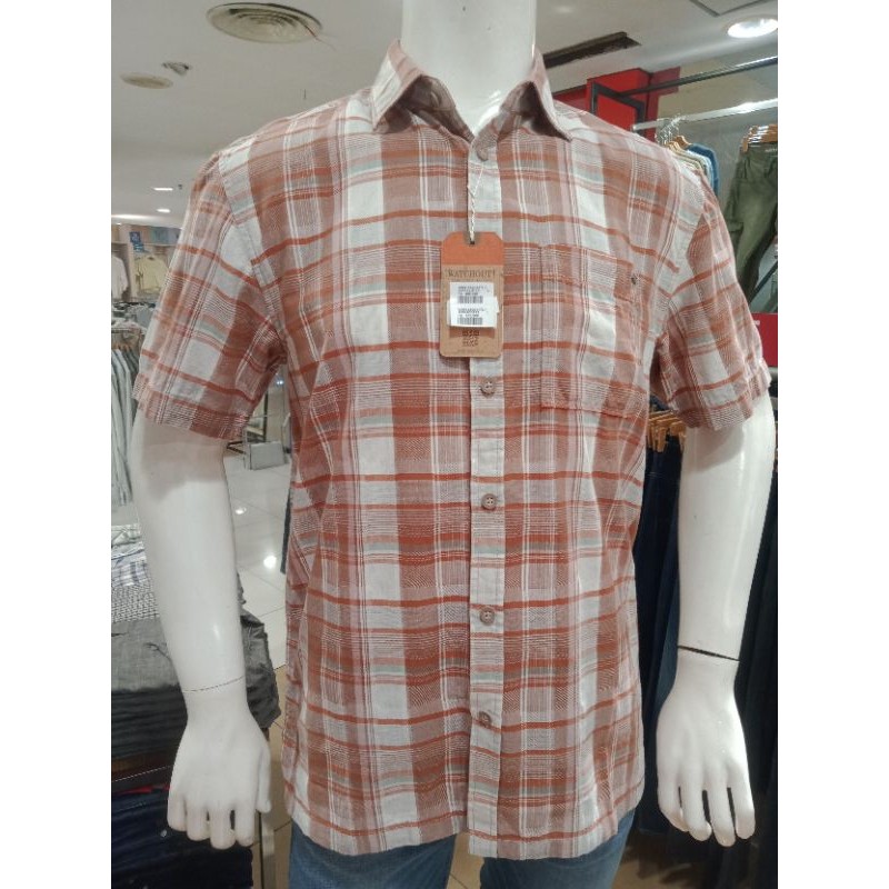 Watchout Kemeja Pendek Kotak-kotak WS514520117