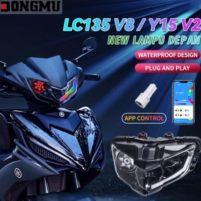 Ready  Reflektor Led Mx King 150 New V2 Y15 V2 Lampu Depan Mx King New V2