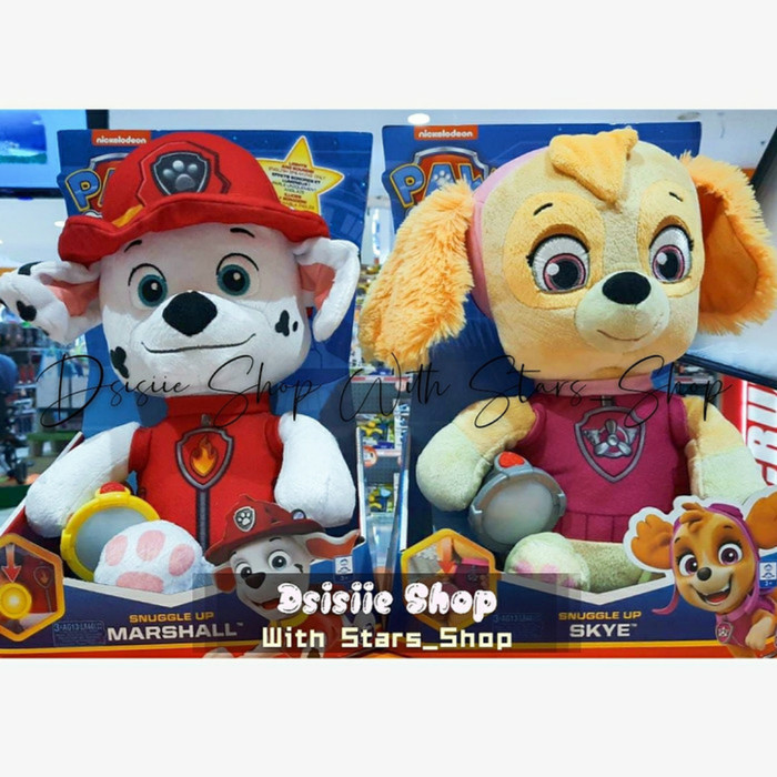 Paw Patrol Snuggle Up Marsha And Skye Original / Boneka Paw Patrol {TerlarisBest Seller}