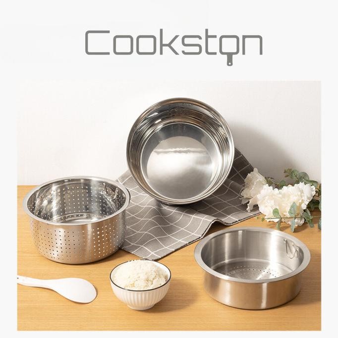 Promo Cookston  Pot 5 L Rice Cooker Low Carbo Steinless Steel Sus 304
