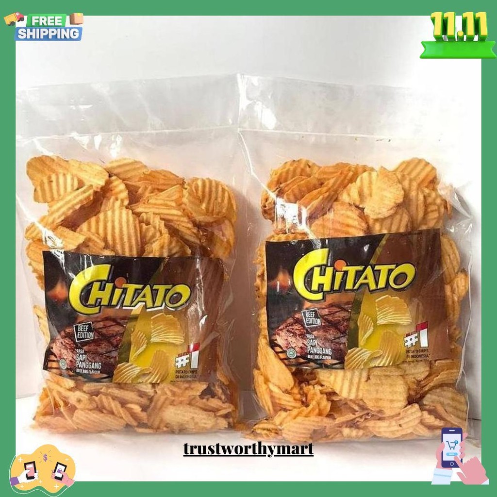 

Snack Grosir Chitato Sapi Panggang Makanan Ringan 250 Gram Gratis Ongkir