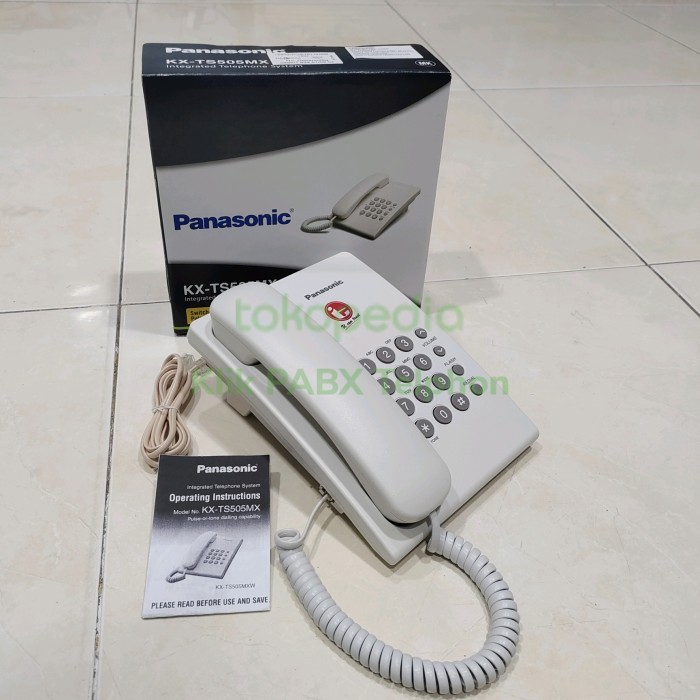 Panasonic Telp Analog KX- TS505/TS505MX Bergaransi / Telp Rumah Hotel