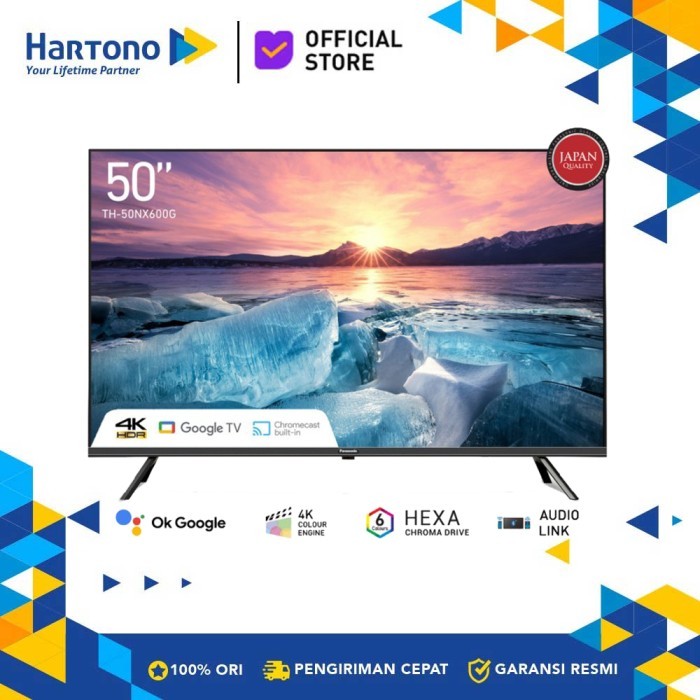 Panasonic 50 Inch 4K LED Google TV TH-50NX600G