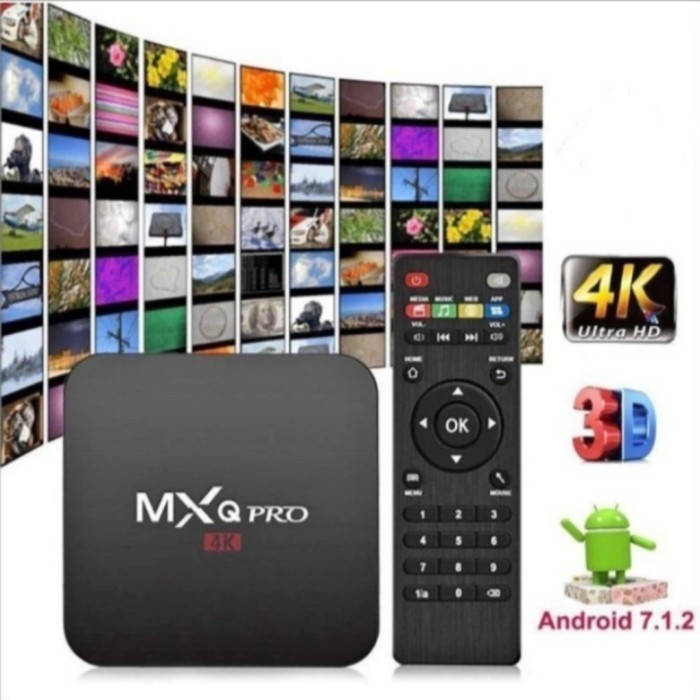 TV Box Android Digital 4K MXQ Smart TV 2/16 GB