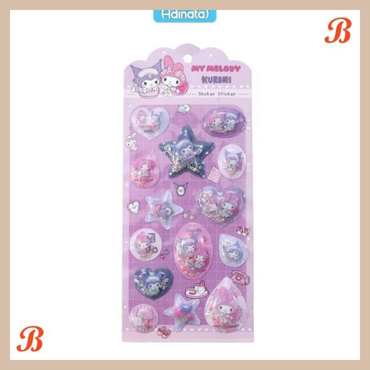 

| KK | MY MELODY KUROMI SHAKER STICKERS 2433-6131 - ADINATA / STICKER