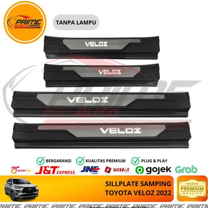 Sill Plate Veloz 2022 Door Sill Plate Veloz 2022 Tanpa Lampu - Cca Top Quality