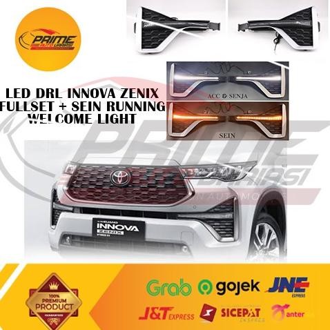 Lampu Led Drl Innova Zenix Fullset Drl + Running Sein Welcome Light Top Quality