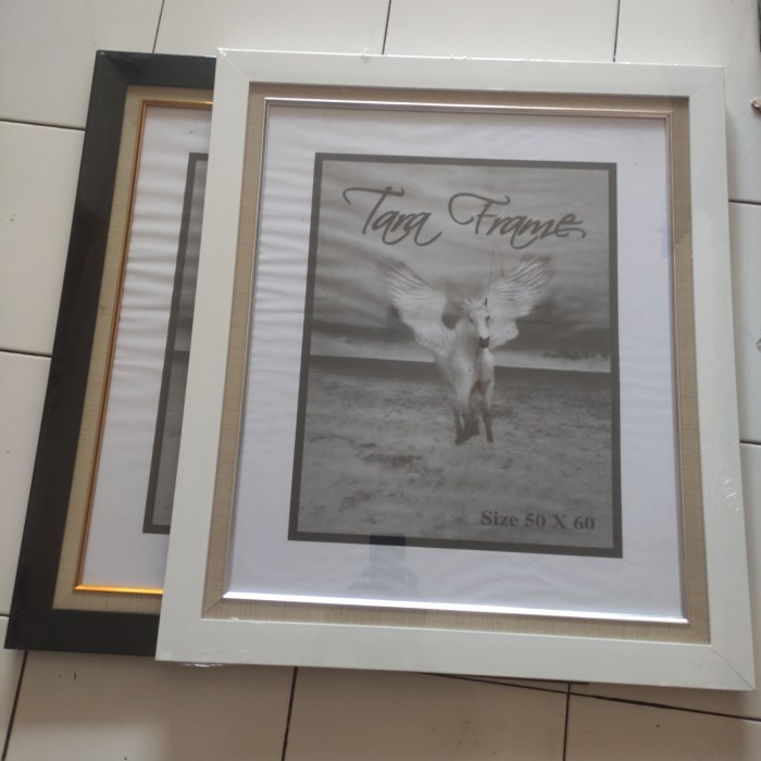 Frame foto Bingkai foto figura foto 20r / 24r 50x60 cm linen