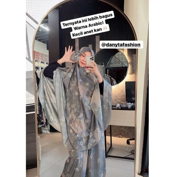 MUKENA PARASUT MOTIF| MUKENA TRAVELLING BY DANYTA BERKUALITAS