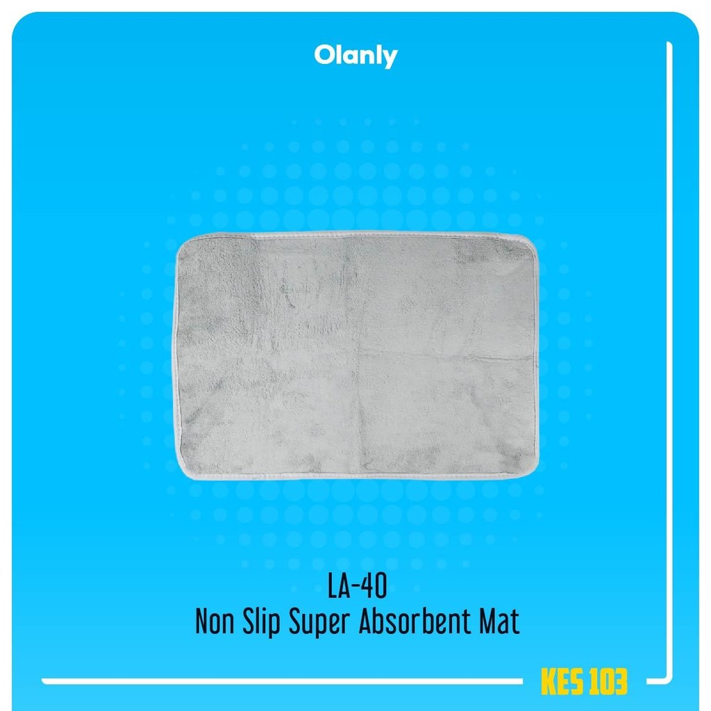 Olanly LA-40 Non Slip Super Absorbent Mat Keset Kamar Mandi