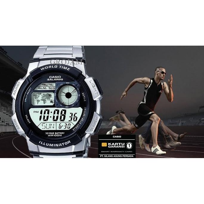 Jam Tangan Casio AE 1000WD AE-1000WD Original Resmi Terlaris