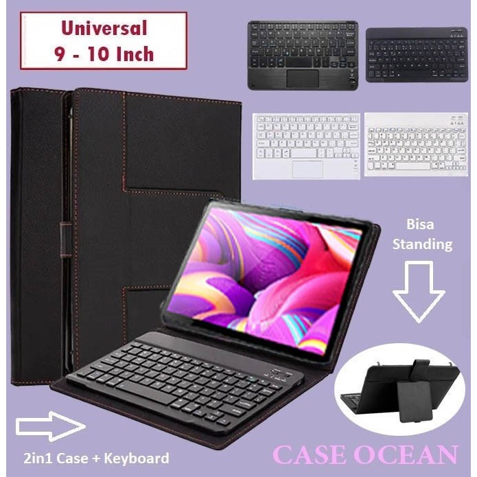 Advan Tab A10 10.1 Flip Case Cover Keyboard Touchpad Bluetooth Casing