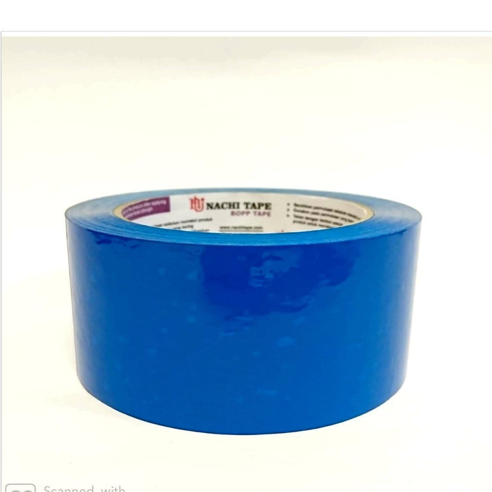 

(DUS) NACHI TAPE LAKBAN BIRU OPP BLOK NACHI BIRU 48 MM X 100 YARD