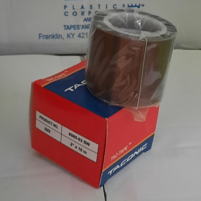 

ISOLASI TAHAN PANAS-TEFLON TACONIC 50 MM X 10 M 6085-03 SW