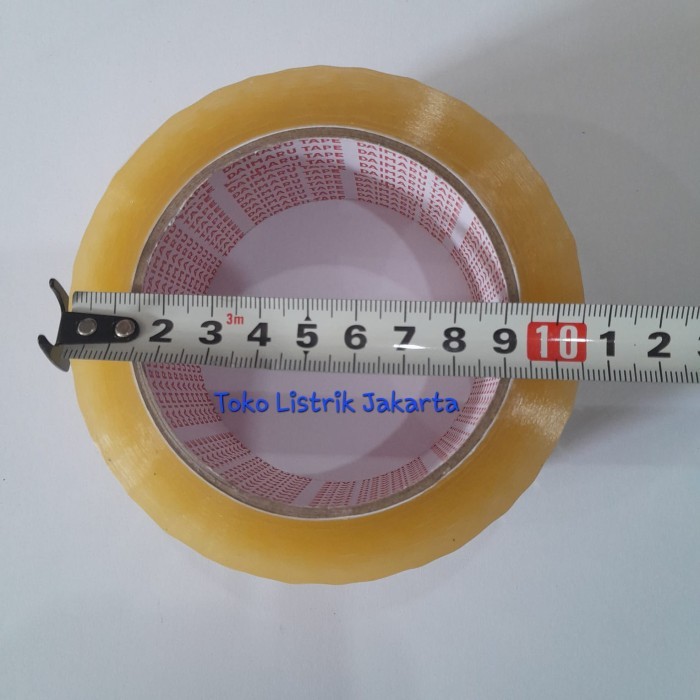 

LAKBAN DAIMARU BENING TRANSPARAN COKLAT 2" 2 INCH 48MM X 90 YARD 1 DUS