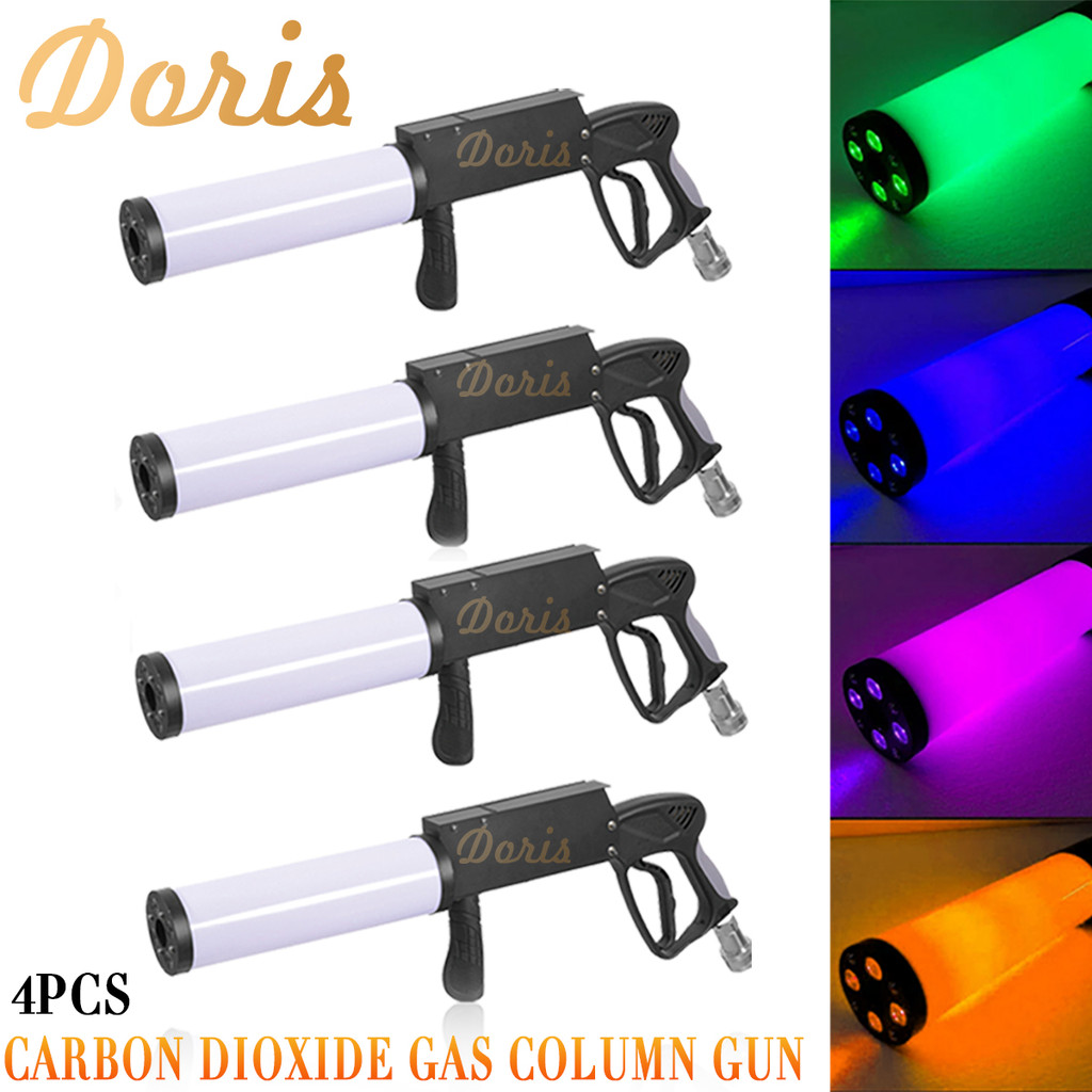AERO 0 Tax 4Pcs Carbon Dioxide Gas Column Gun Bar Party Led DJ Wedding Stage Co2 Jet Machine Effect 