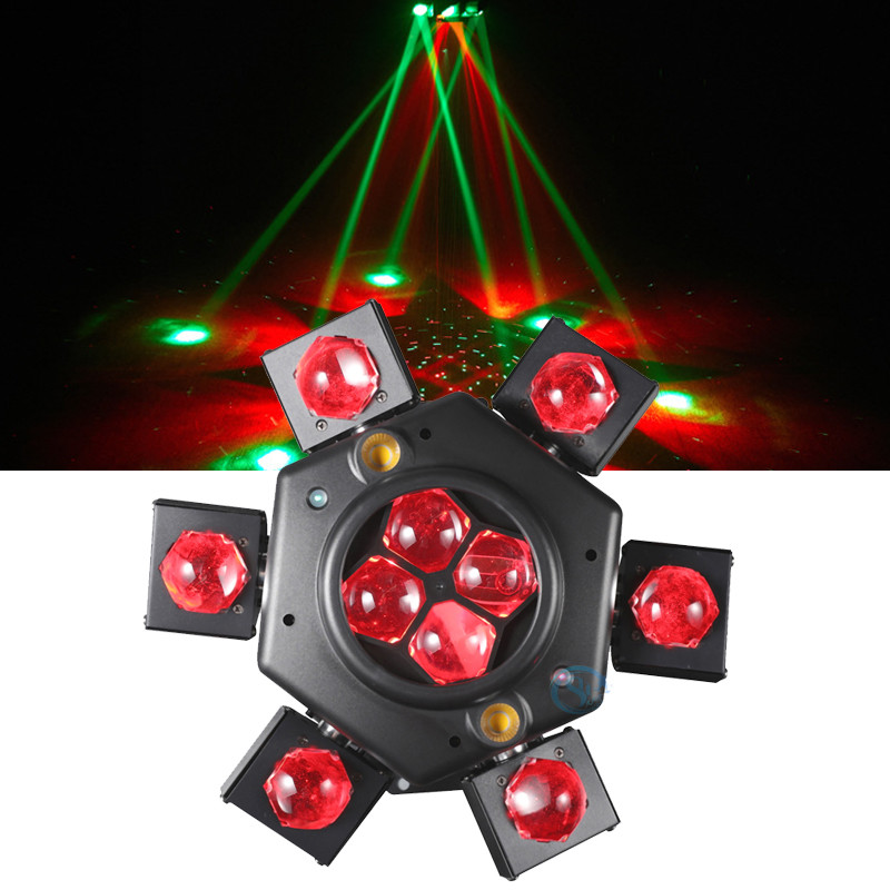 AERO New Style Bee Eye 6 In1 Laser Beam Spider Disco Laser Light Led Moving Head Light  For Stage Cl
