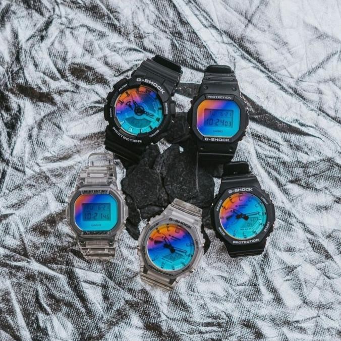 Casio G-Shock GA-2100SR-1ADR / GShock GA2100SR-1A IRIDESCENT COLOR Terlaris