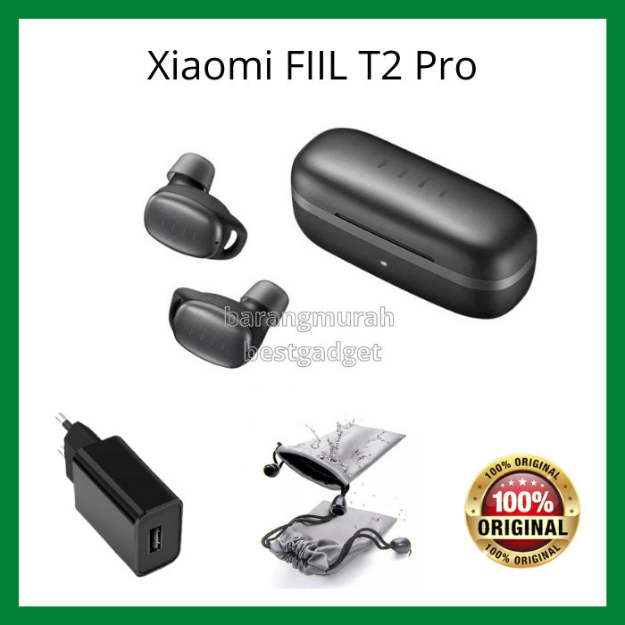 TWS FIIL T2 Bluetooth 5.2 IPX5 ANC 37db Low Latency 7h