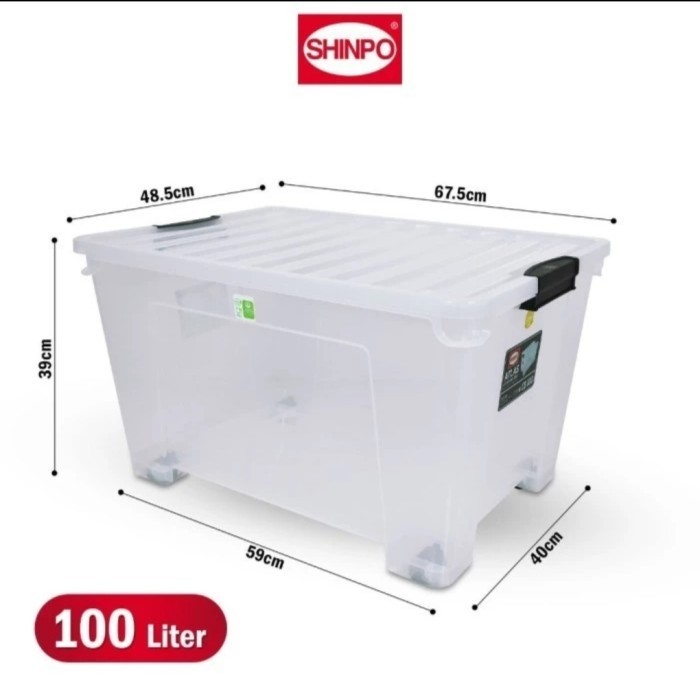 PROMO Kontainer box serbaguna Shinpo/Container box Shinpo/Kontainer box bening Shinpo/Container