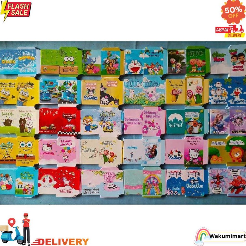

Amplop Mini Kartun/Karakter 100 Lembar [Bisa Pilih Motif] D Best Seller
