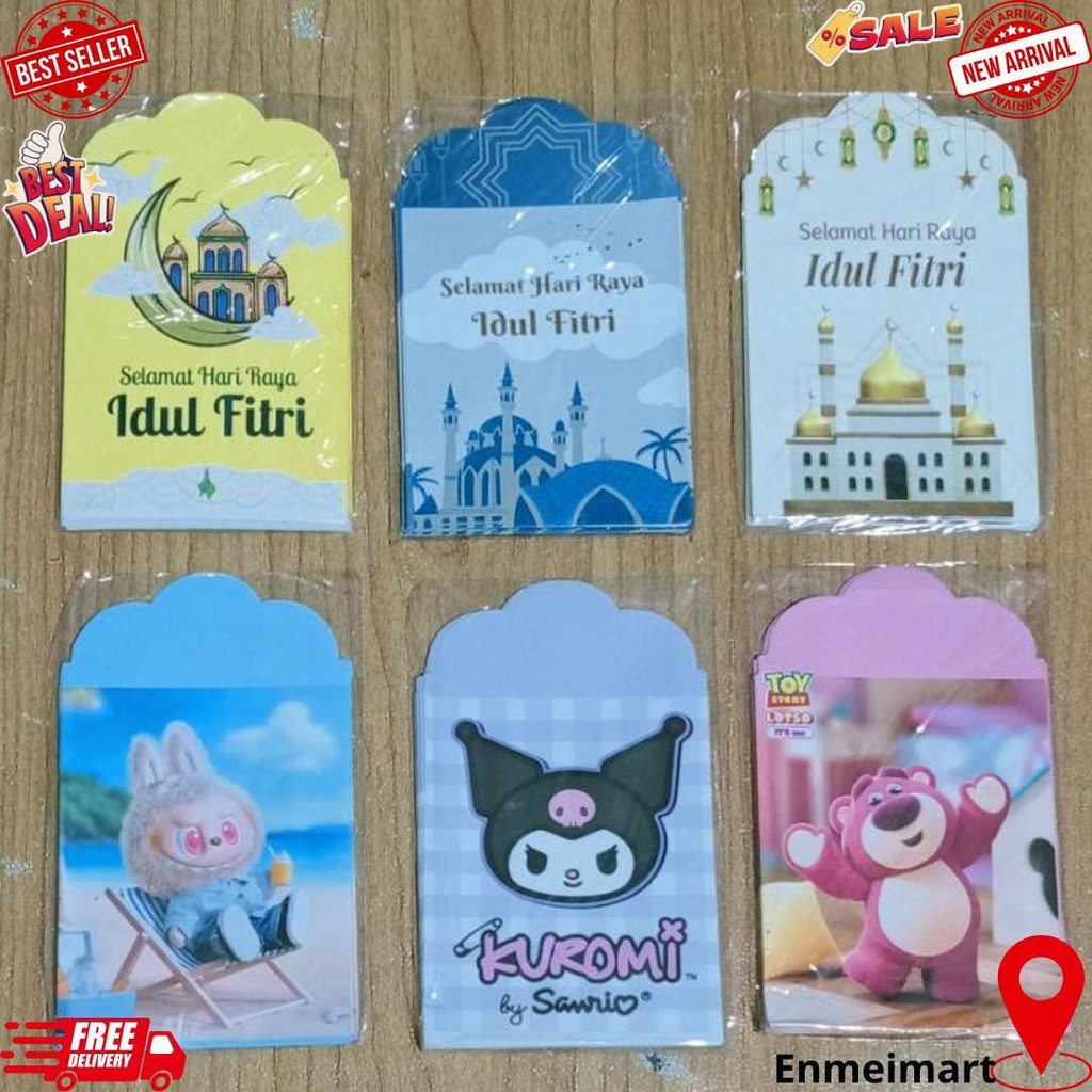 

Amplop Lebaran Size Medium 7X12 Cm (1 Pack Isi 10 Pcs Amplop) D Termurah