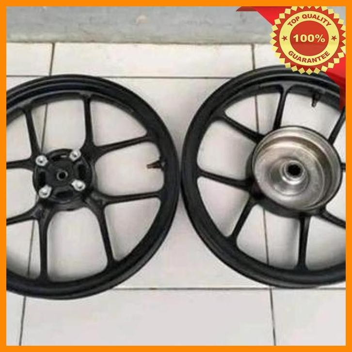 [KAR] VELG RACING DEPAN BELAKANG HONDA BEAT DELUXE HONDA BEAT STREET FI LED HONDA GENIO ORIGINAL COP