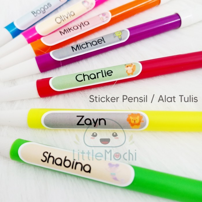 

Sale Sticker Label Nama Pensil / Sticker Nama Alat Tulis