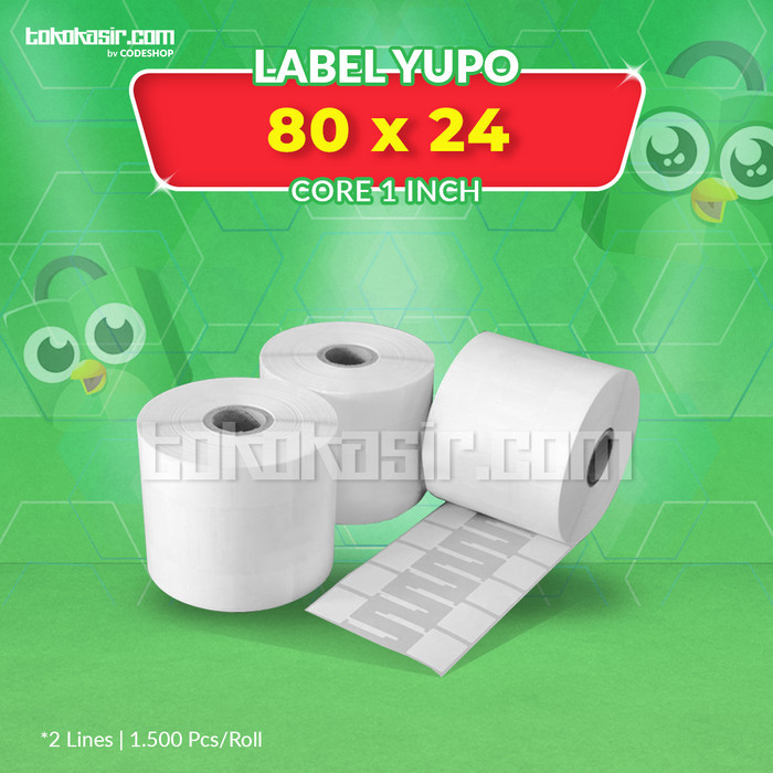 

Sale Label Barcode Yupo 80 X 24 Core 1" Isi 3.000 Untuk Toko Perhiasan