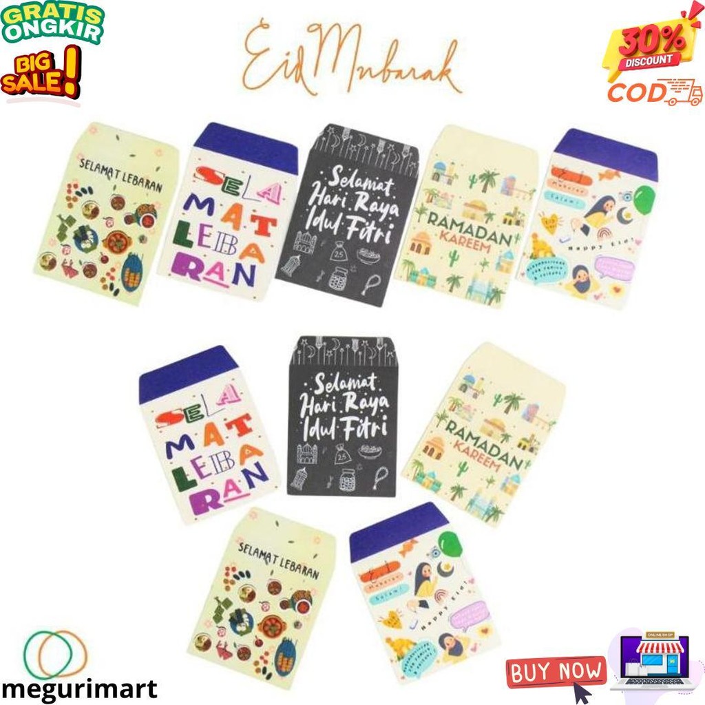 

(Isi 10,20,30,40,50 Pcs) Amplop Lebaran 2025 / Angpao Lebaran 2025 / Amplop Atau Angpao Lebaran Idul Fitri 2025 / Amplop Lebaran Murah D Best Seller