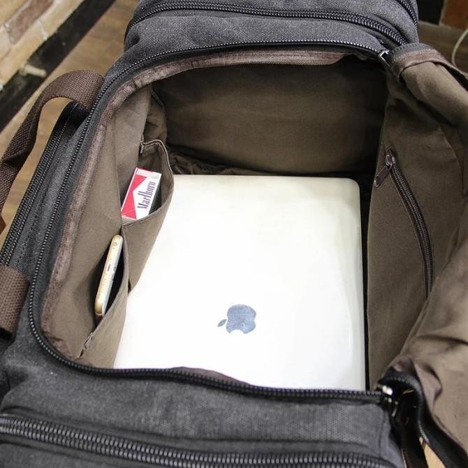 Sale Travel Bag/Tas Pakaian Jinjing Kanvas Premium Import/Tas Liburan #9303